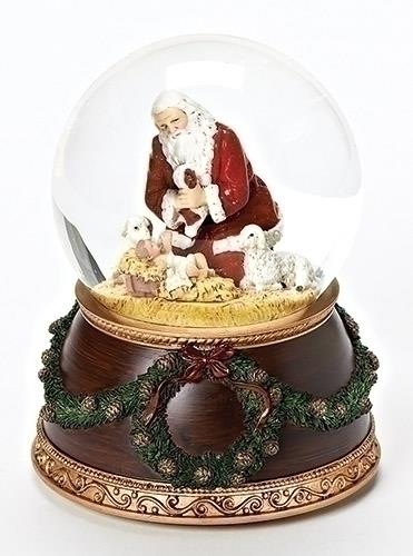 Kneeling Santa Water Ball