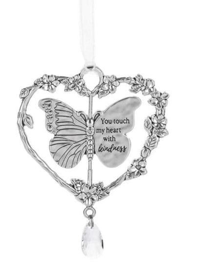 You Touch My Heart Butterfly Ornament