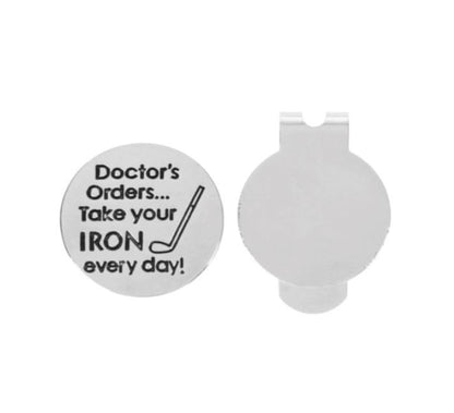 Doctor's Orders Hat Clip with Ball Marker