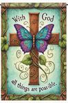 With God Garden Flag