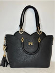 Black Purse with Bow Detail "as is"
