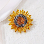 Sunflower Brooch
