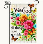 Butterfly Garden Flag
