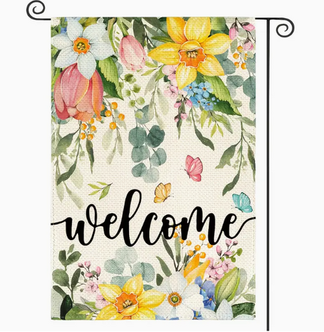 Welcome Garden Flag
