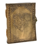 Celtic Heart Leather Journal