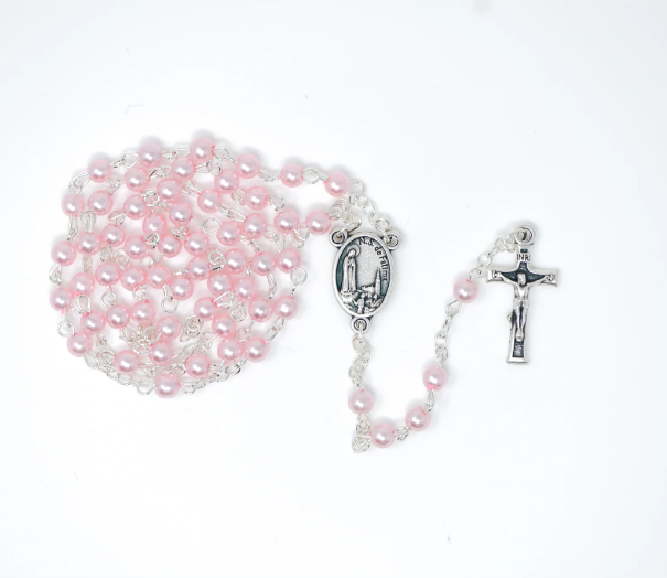Pink Pearl Rosary