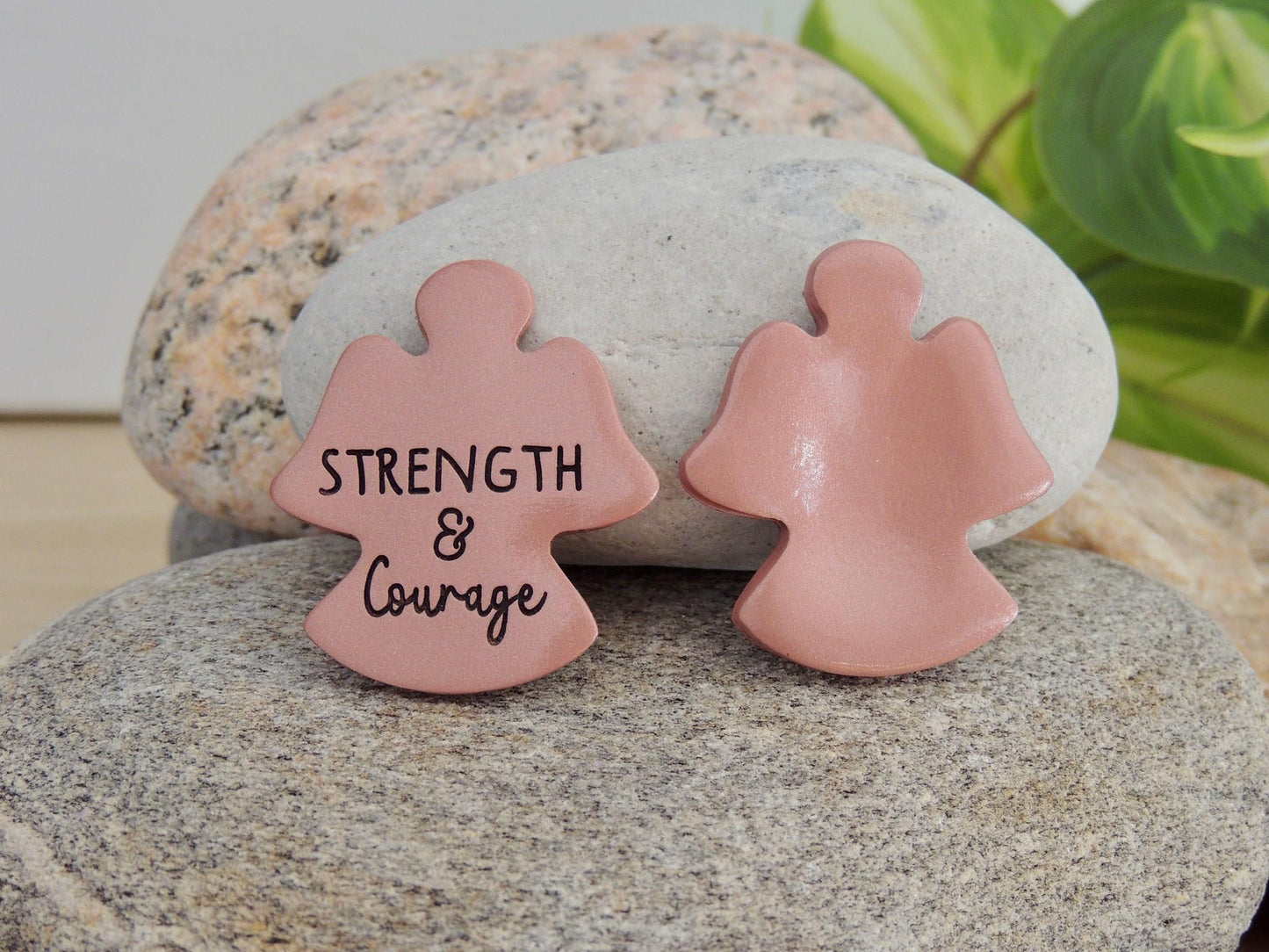 Strength & Courage Angel Pocket Coin