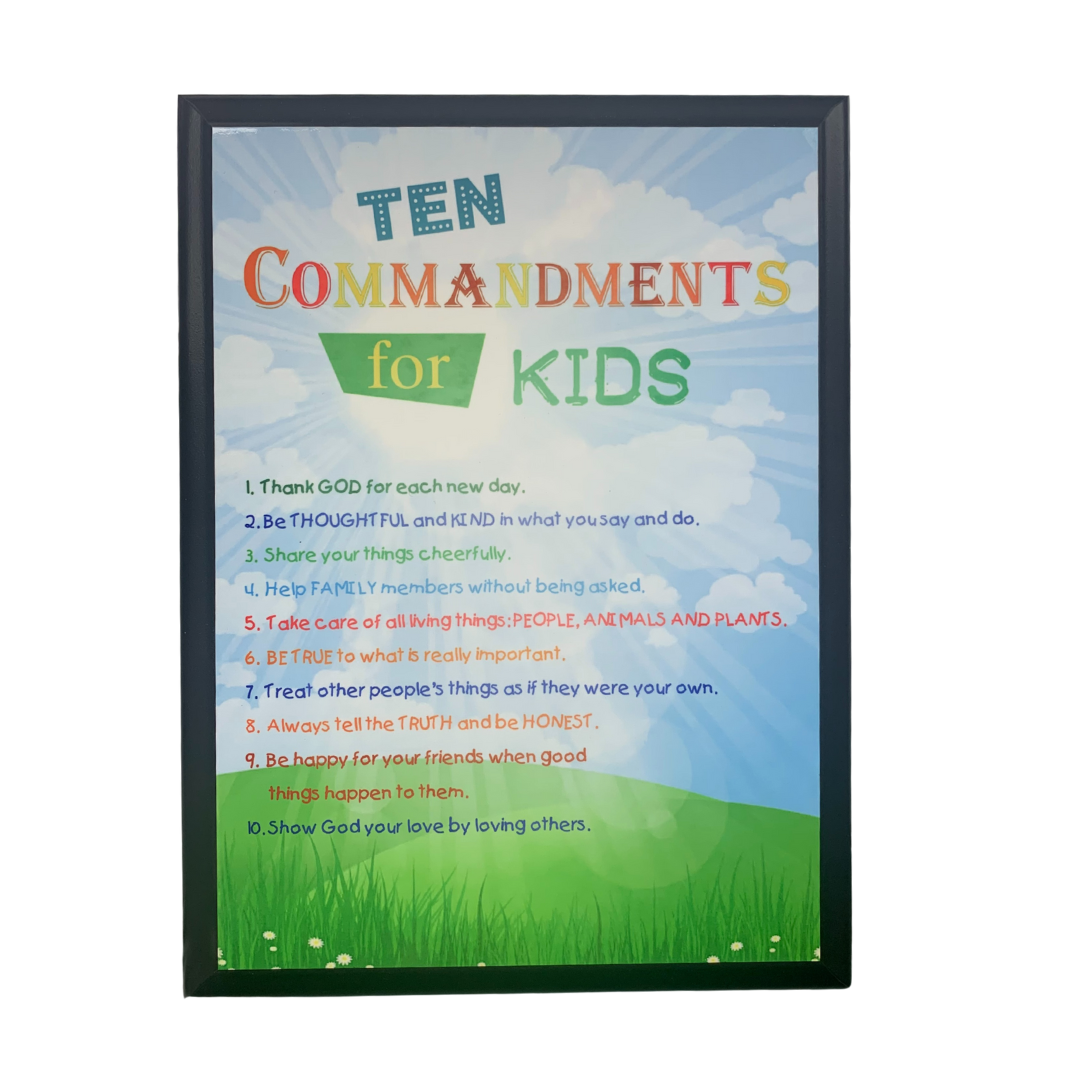 Ten Commandments For Kids