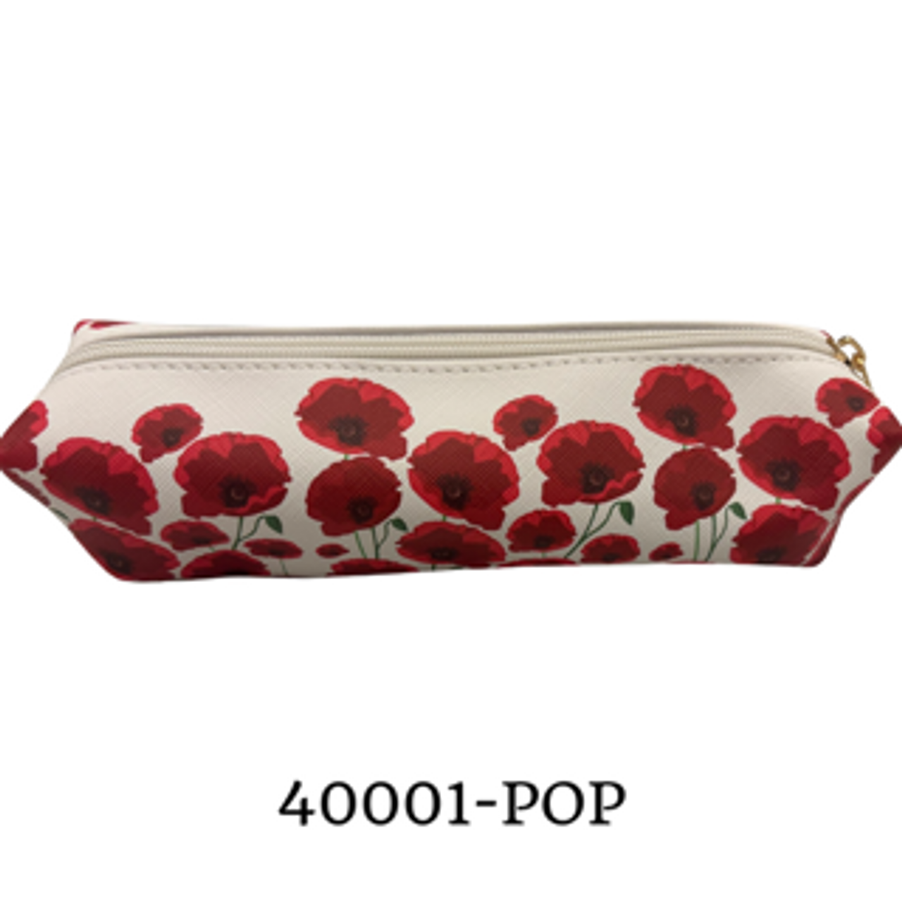 Zippered Poppy Pouch