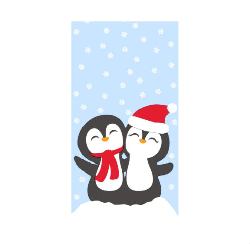 Designer Facial Tissues – Penguin Pair