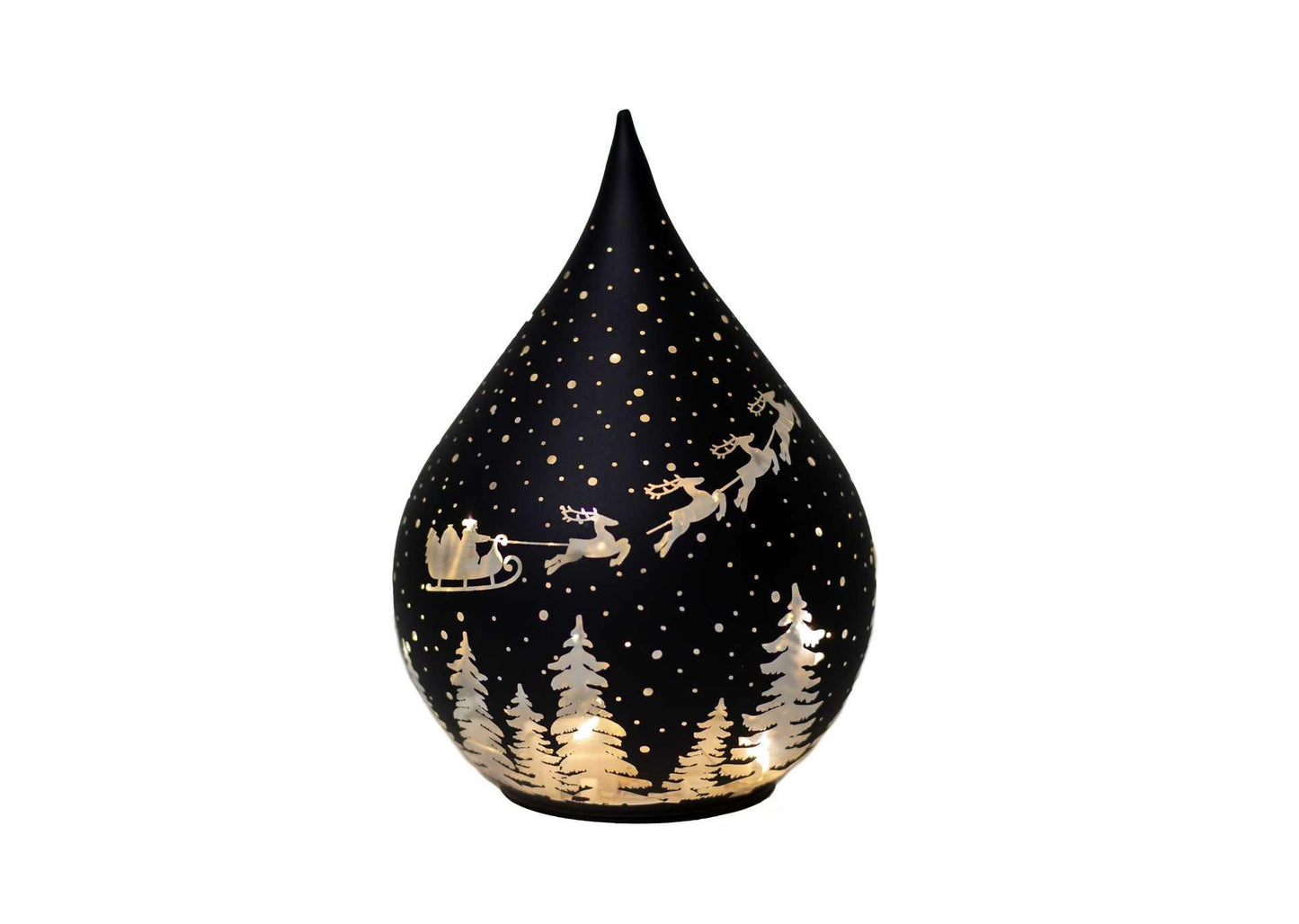 LED Teardrop Light – Santa and Reindeer