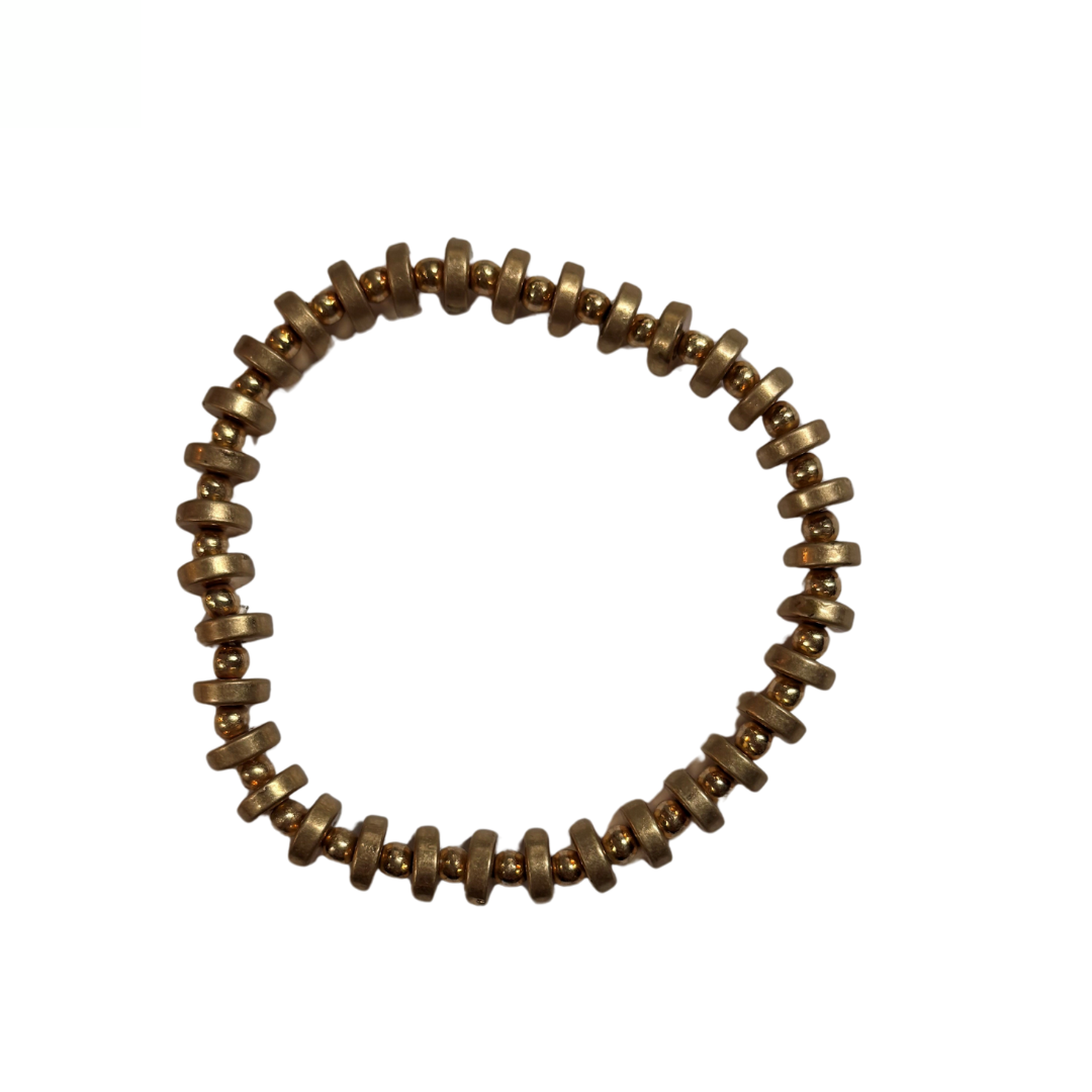 Gold Beaded Bracelet