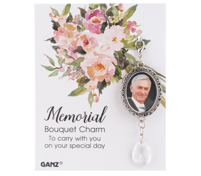 Clip-On Memorial Charm – Keepsake Accent for Bouquets or Personal Use