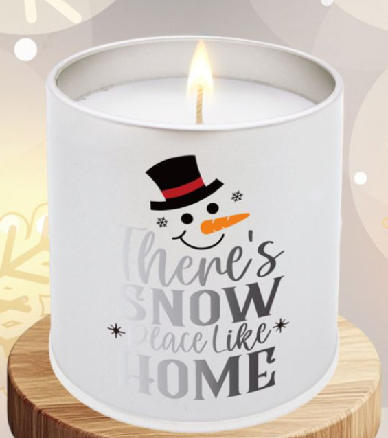 Christmas Cookie Scented Candle in Tin – 8oz Soy Wax