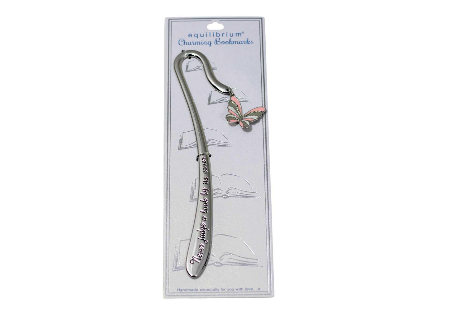 Charming Butterfly Metal Bookmark – “Never Judge a Book by Its Cover”