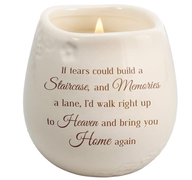 “If Tears Could Build a Staircase” Memorial Candle Holder
