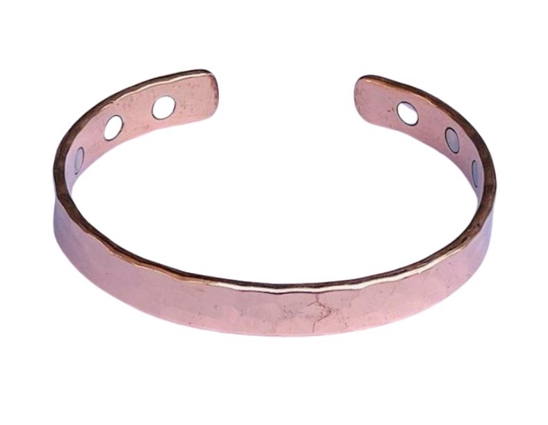 Copper Hammered Magnetic Bracelet – Wellness & Pain Relief