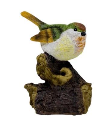 Motion Sensor Chirping Bird Decor – Green