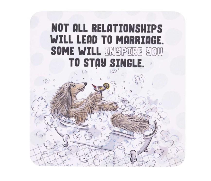 Marriage Decorative Cork Coaster