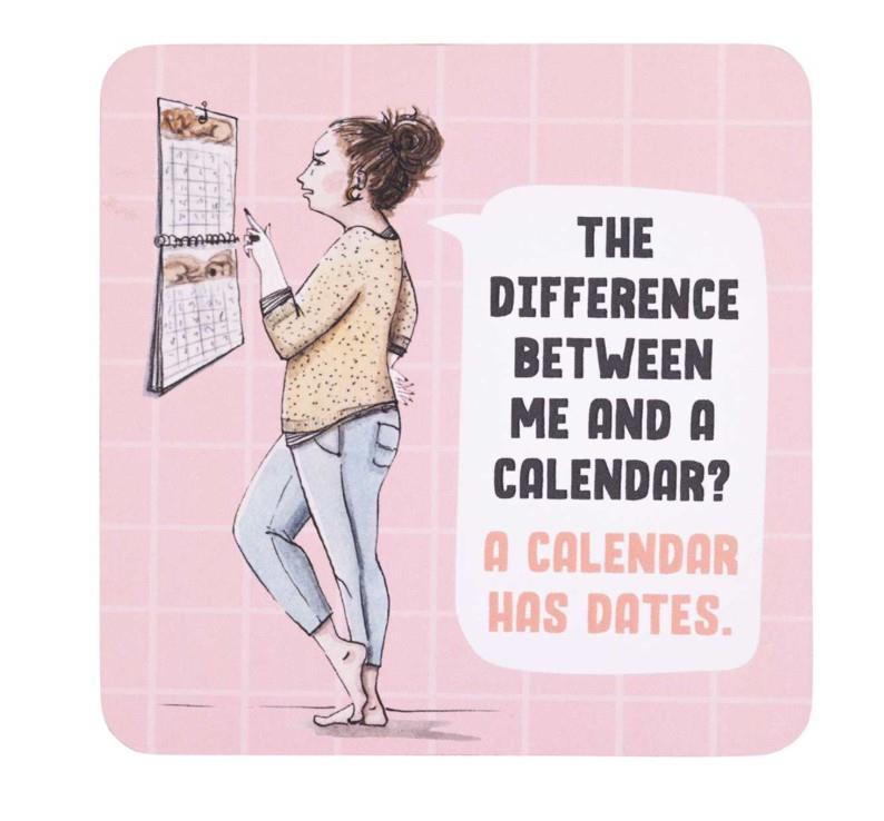 Calendar Decorative Cork Coaster