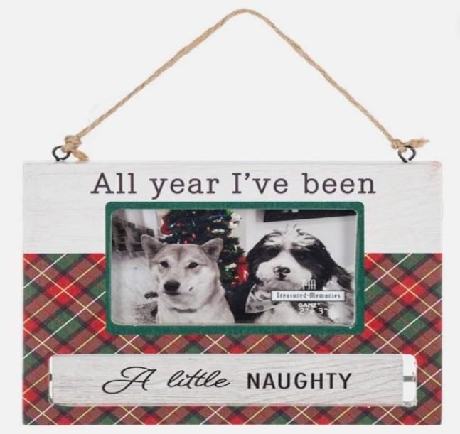 Wooden Pet Ornament Frame – Rotating Message Design,