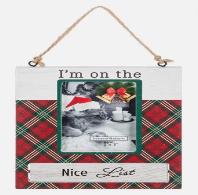 Wooden Pet Ornament Frame – Rotating Message Design,