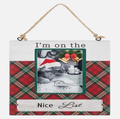 Wooden Pet Ornament Frame – Rotating Message Design,