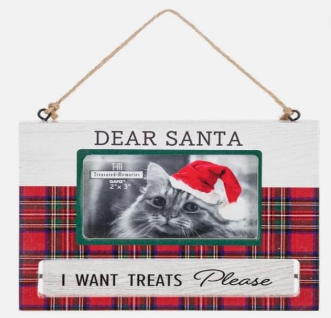 Wooden Pet Ornament Frame – Rotating Message Design,