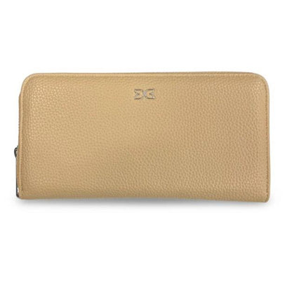Dune Vegan Leather Zippered Wallet with Card Holders – Soft Touch – 7.5" x 4" x 1"