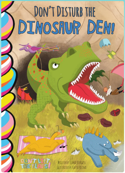 Don’t Disturb the Dinosaur Den! – Interactive Flap Book