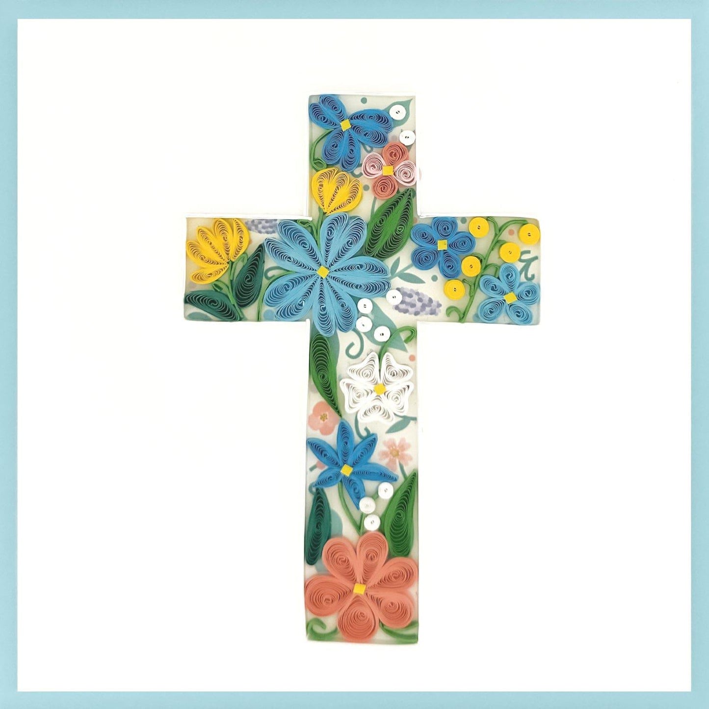Quilling Cross Card