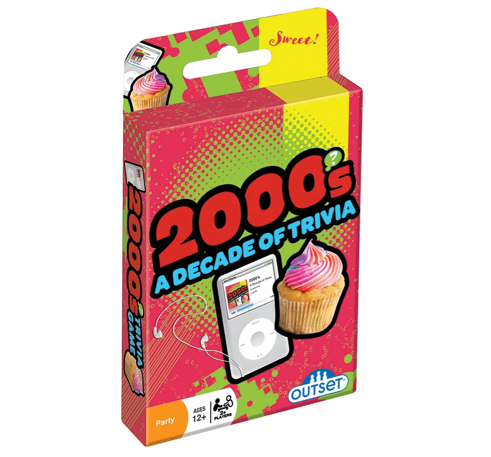 2000s: A Decade of Trivia Card Game – 2000s Trivia Game – Ages 12+