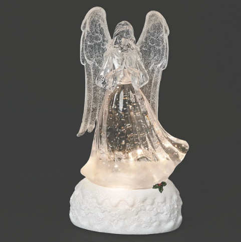 Lighted Swirl Mini Angel