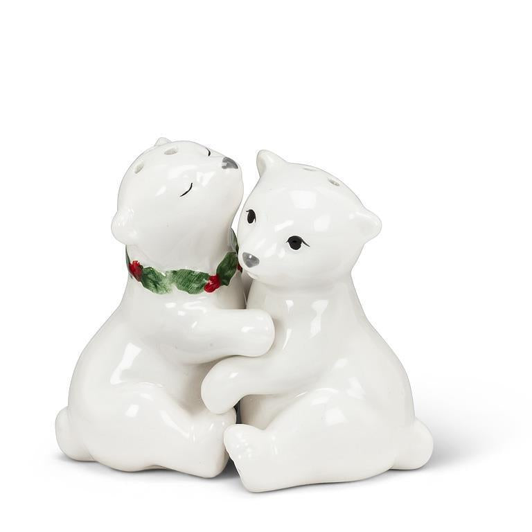 Polar Bear Cub Salt & Pepper Shaker Set
