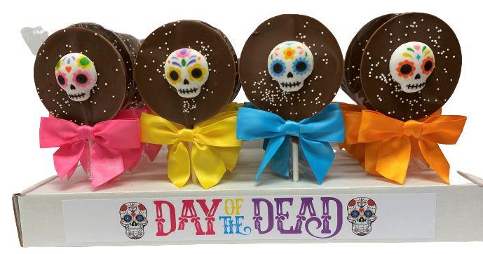 Day of the Dead Sugar Skulls Chocolate Sucker
