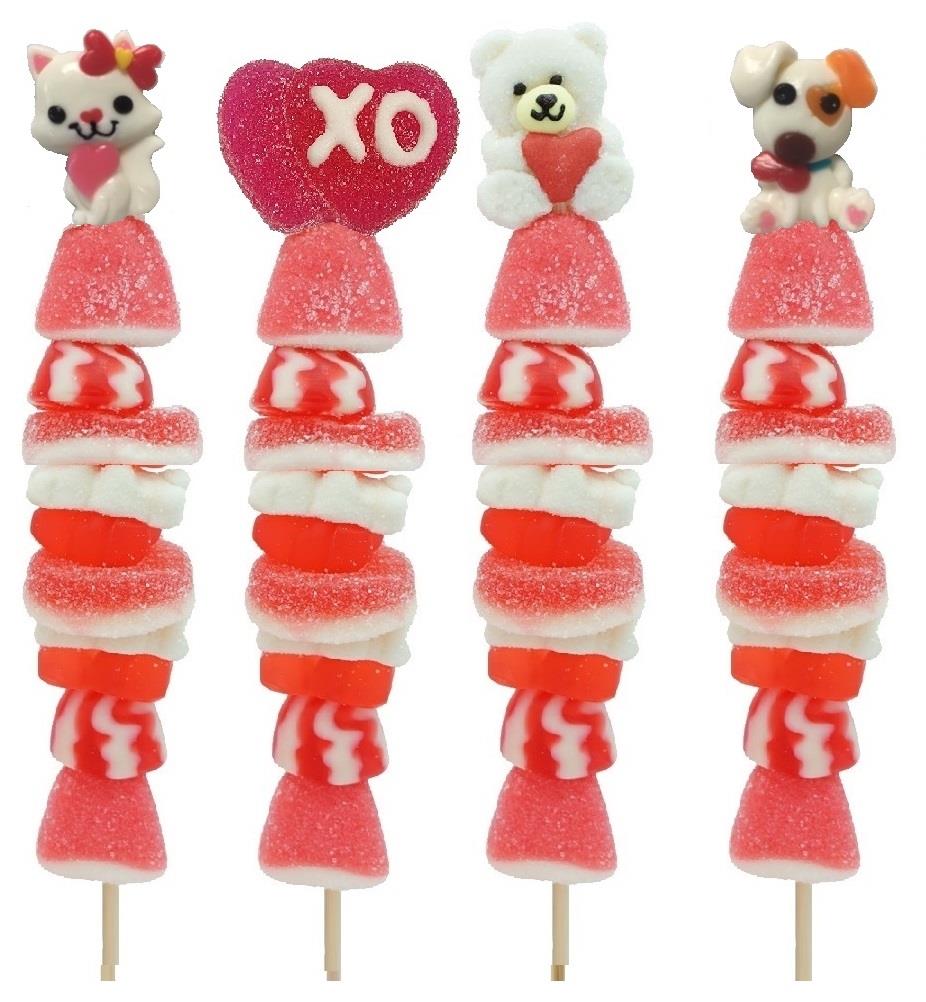 Valentine’s Candy Kabob