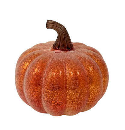 LED Glass Pumpkin