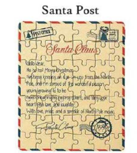 Santa Post Christmas Puzzle