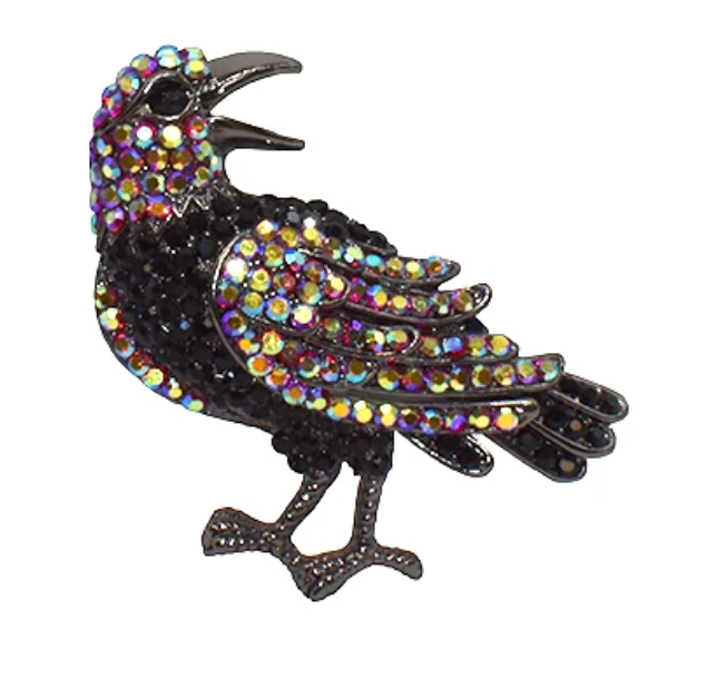 Crow Brooch