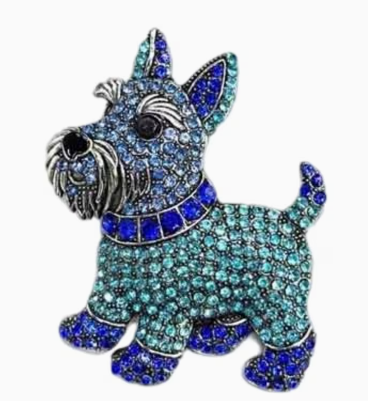 Scottish Terrier Dog Brooch