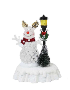 Christmas Street Light Decoration with Deer