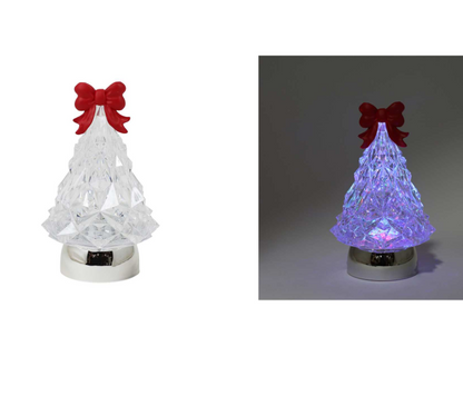 Colour-Changing Water-Spinning Christmas Tree