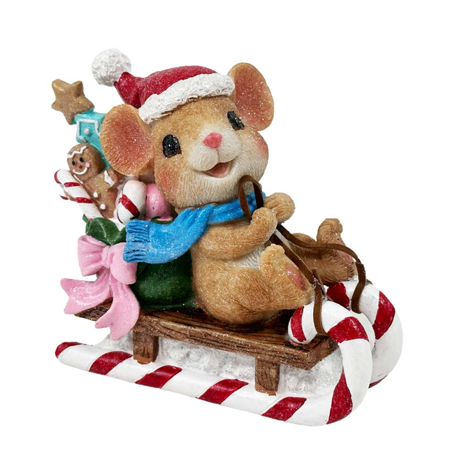 Mouse on Santa's Sleigh