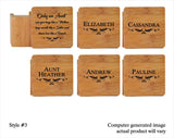 Bamboo Coasters Including Personalization