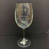 Engravable Wine Glass - Rubies Inc., Chatham Ontario, CANADA