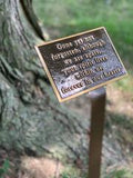 Tree Plaque - Cast Bronze