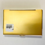 Gold Tone Card Case