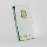 Jade Glass Clock