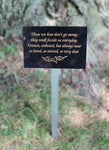Tree Plaque - Black Marble