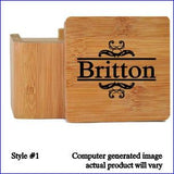 Bamboo Coasters Including Personalization